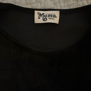 Show me your mumu velvet mini dress